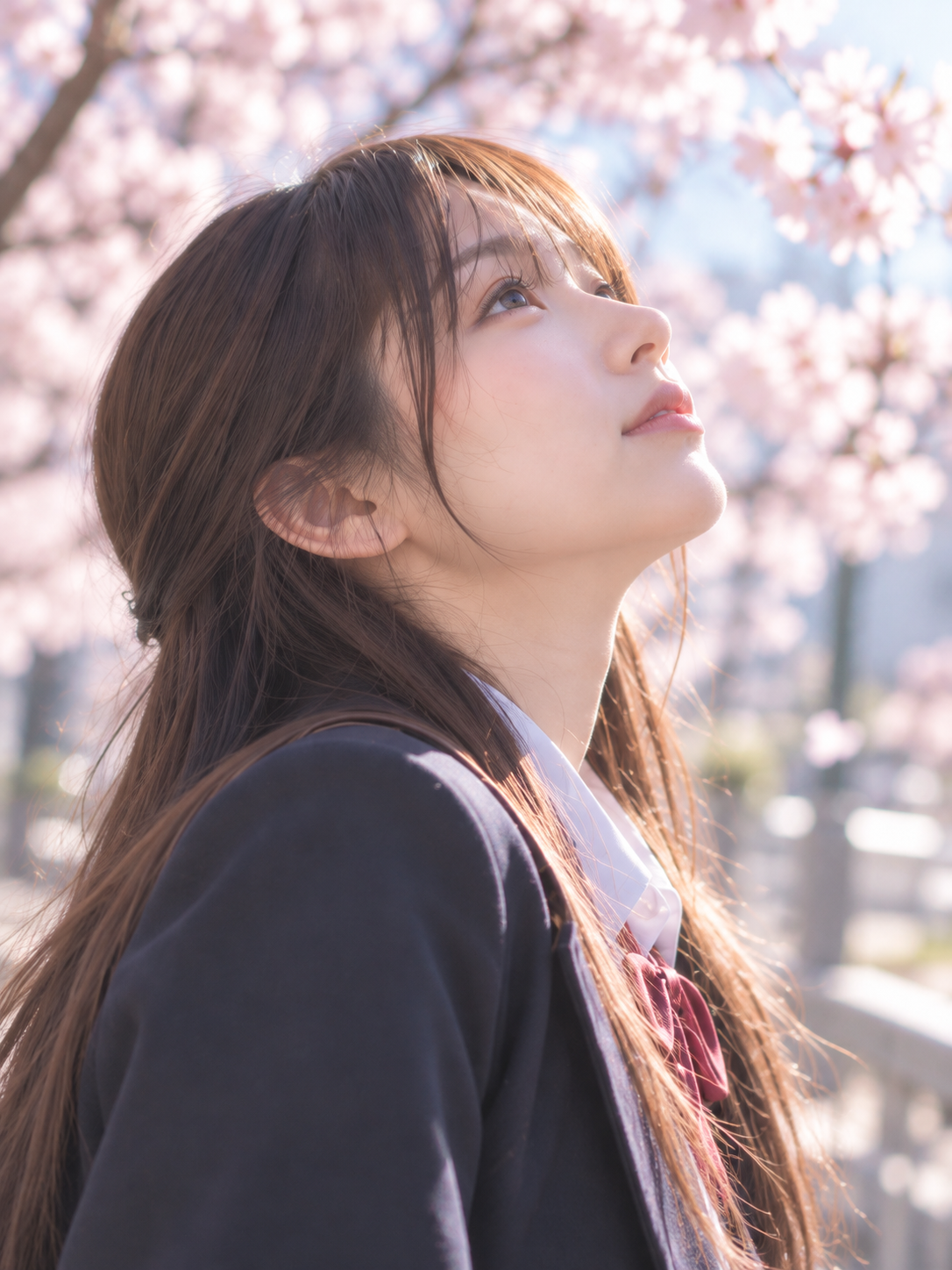 春を見つめるRina